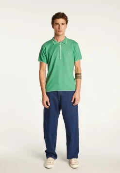 Montagut Le Fil Lumière®-Polo fantaisie Fil Lumière - Baldwin 22-Vert moyen