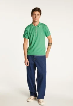 Montagut Le Fil Lumière®-Polo fantaisie Fil Lumière - Baldwin 22-Vert moyen
