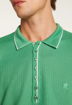 Montagut Le Fil Lumière®-Polo fantaisie Fil Lumière - Baldwin 22-Vert moyen