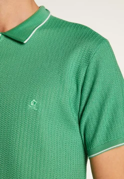 Montagut Le Fil Lumière®-Polo fantaisie Fil Lumière - Baldwin 22-Vert moyen