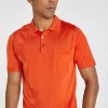 Montagut Polos Et T-Shirts-Polo Fil Lumière à motifs - Jordan 15-Orange