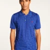 Montagut Polos Et T-Shirts-Polo Fil Lumière à motifs - Juan 48-Bleu roi