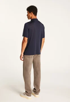 Montagut Polos Et T-Shirts-Polo Fil Lumière à rayures - Alvare 75-Bleu nuit