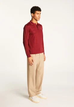 Montagut Polos Et T-Shirts-Polo Fil Lumière motifs géométriques - Sten 51-Bordeaux