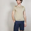 Montagut Polos Et T-Shirts-Polo Fil Lumière poche avant - Blaze 13-Beige moyen