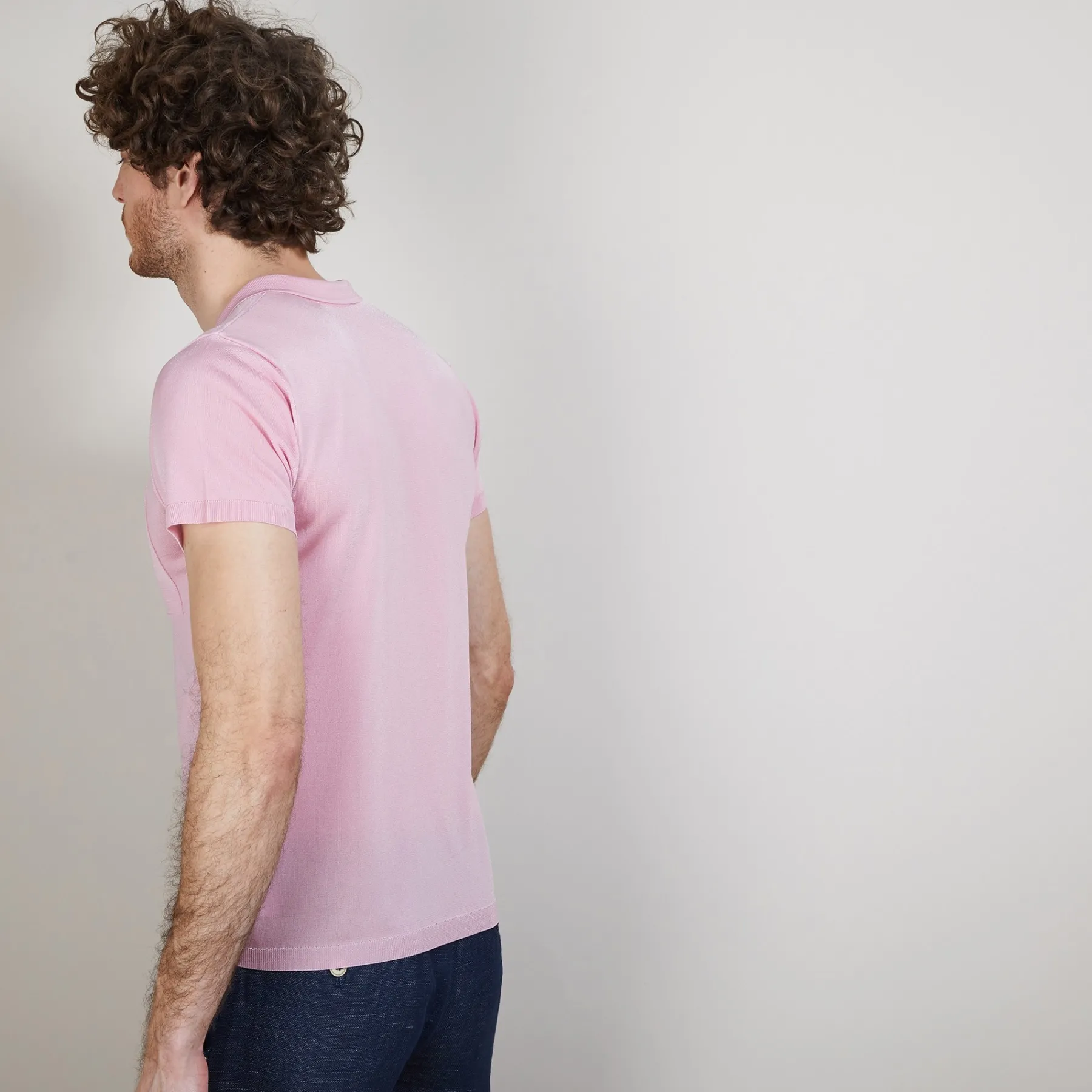 Montagut Polos Et T-Shirts-Polo Fil Lumière poche avant - Blaze 25-Rose moyen