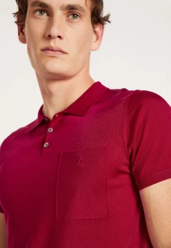 Montagut Polos Et T-Shirts-Polo Fil Lumière poche avant - Blaze 51-Bordeaux