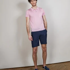 Montagut Polos Et T-Shirts-Polo Fil Lumière poche avant - Blaze 25-Rose moyen