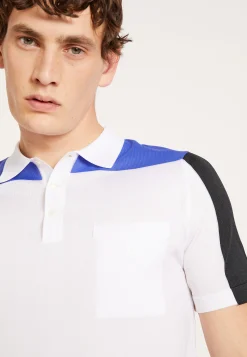 Montagut Polos Et T-Shirts-Polo Fil Lumière tricolore - Fadel 02-Blanc