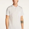 Montagut Polos Et T-Shirts-Polo fines rayures Fil Lumière - Basso 11-Gris clair
