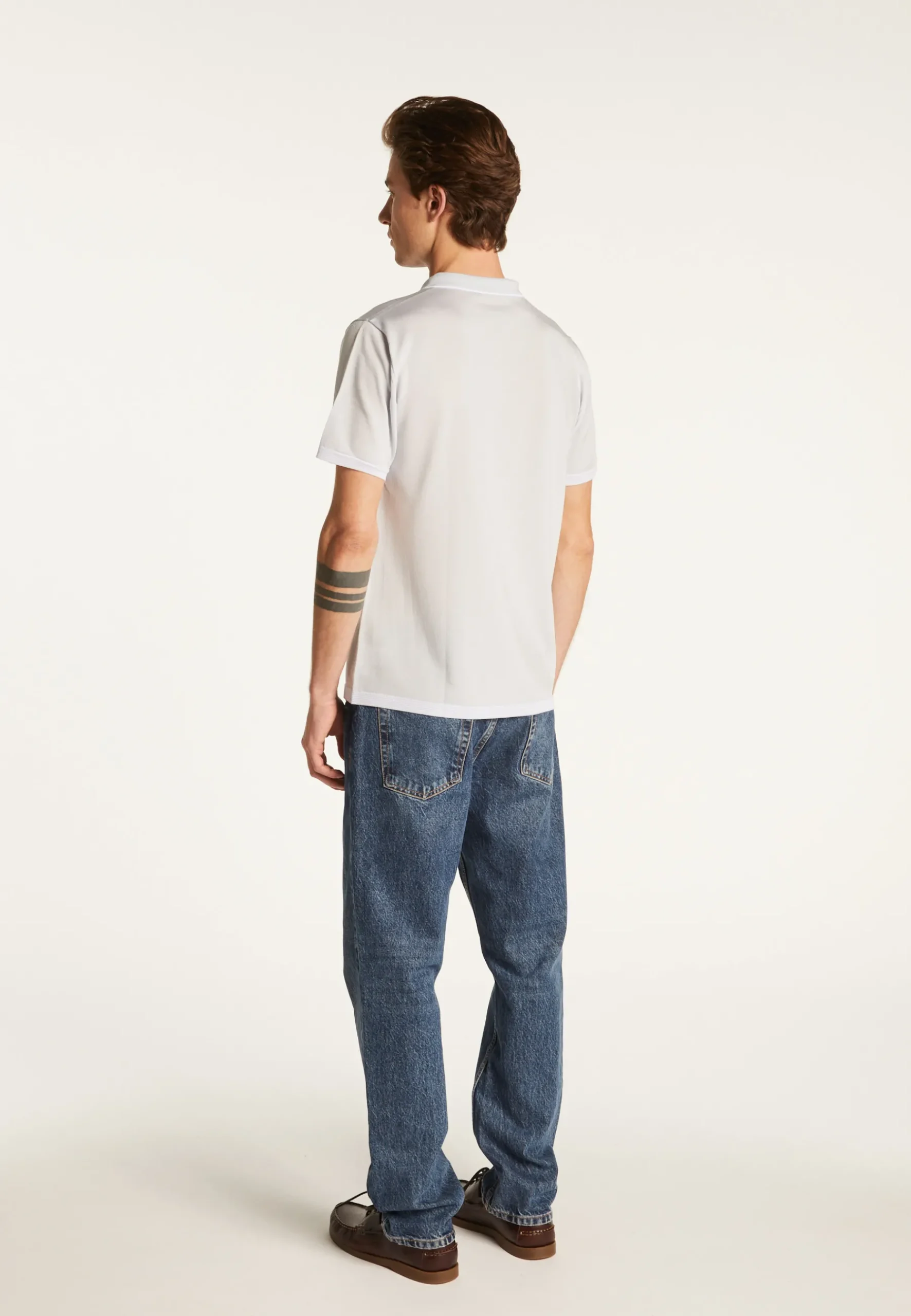 Montagut Polos Et T-Shirts-Polo fines rayures Fil Lumière - Basso 11-Gris clair