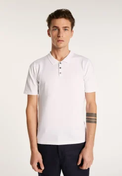 Montagut Polos Et T-Shirts-Polo homme en coton - Bora 02-Blanc