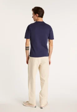 Montagut Polos Et T-Shirts-Polo homme en coton - Bora 05-Bleu marine