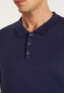 Montagut Polos Et T-Shirts-Polo homme en coton - Bora 05-Bleu marine