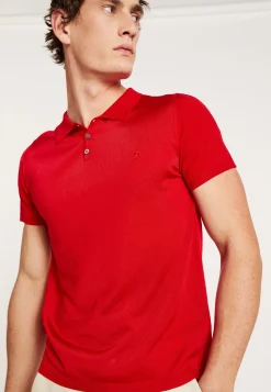 Montagut Polos Et T-Shirts-Polo manches courtes en Fil Lumière - Babar 52-Rouge