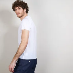 Montagut Polos Et T-Shirts-Polo manches courtes en Fil Lumière - Babar 02-Blanc