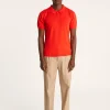 Montagut Polos Et T-Shirts-Polo uni en coton sec - Bank 52-Rouge
