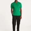Montagut Polos Et T-Shirts-Polo uni en coton sec - Bank 22-Vert moyen
