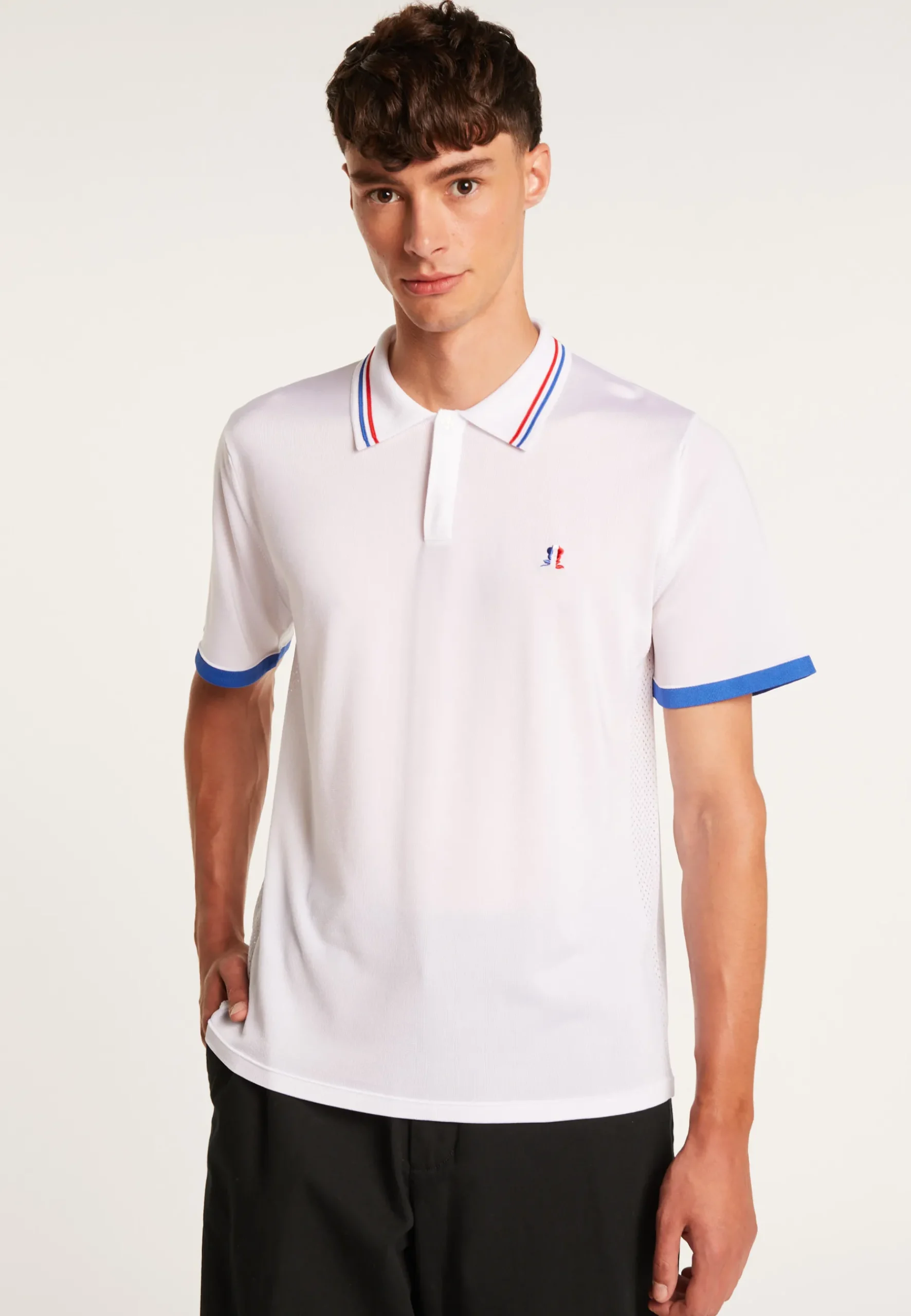 Montagut Polos Et T-Shirts-Polo unisexe Fil Lumière - Arthur 02-Blanc