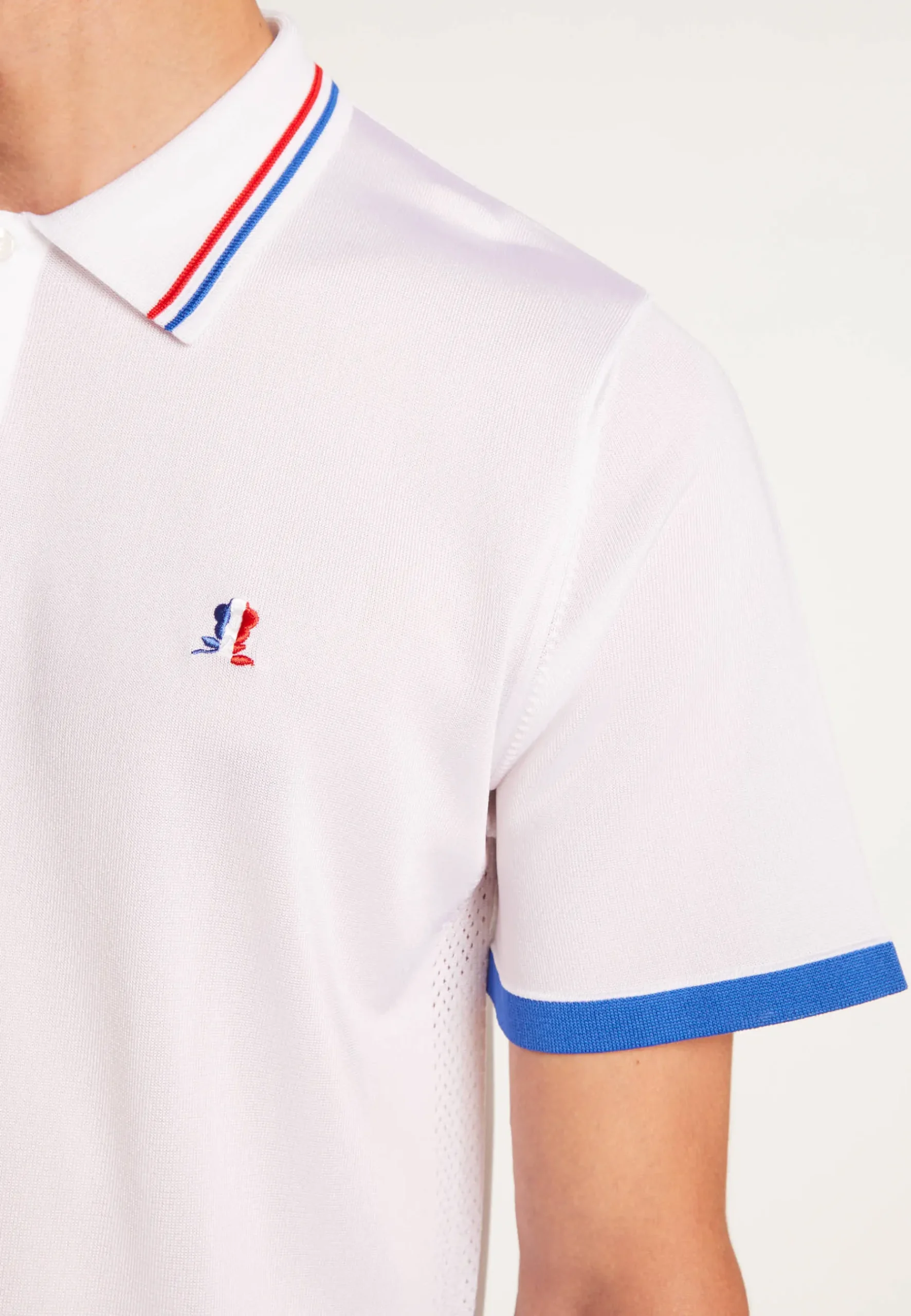 Montagut Polos Et T-Shirts-Polo unisexe Fil Lumière - Arthur 02-Blanc