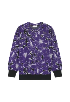 Montagut Pulls-Pull à motifs en laine mérinos - Cassiopé 17-Violet