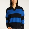 Montagut Pulls-Pull à rayures laine et cachemire - Sean 05-Bleu marine