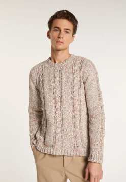 Montagut Pulls-Pull à torsades fantaisie - Lizio 86-Multicolore
