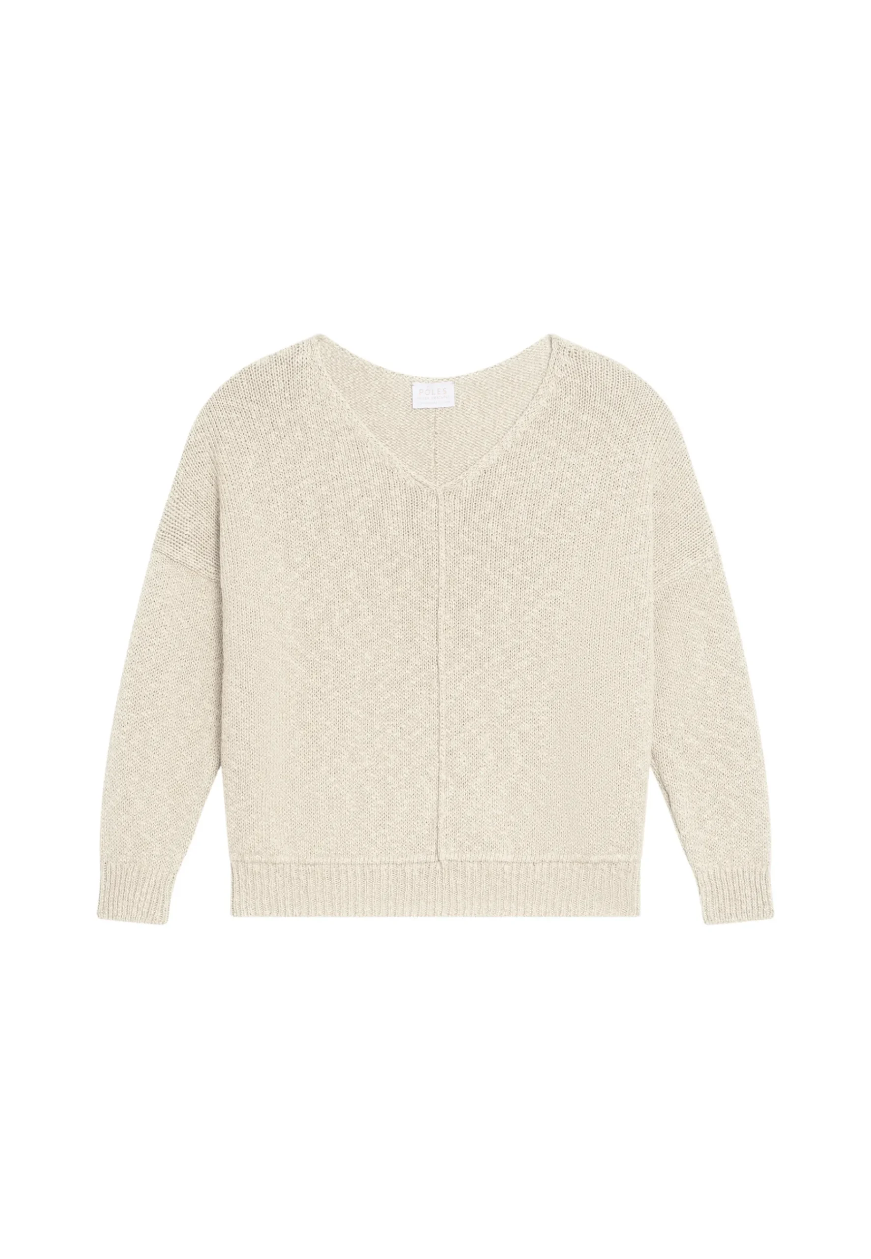 Montagut Pulls-Pull ample coton et lin - Nathalie 82-Ecru