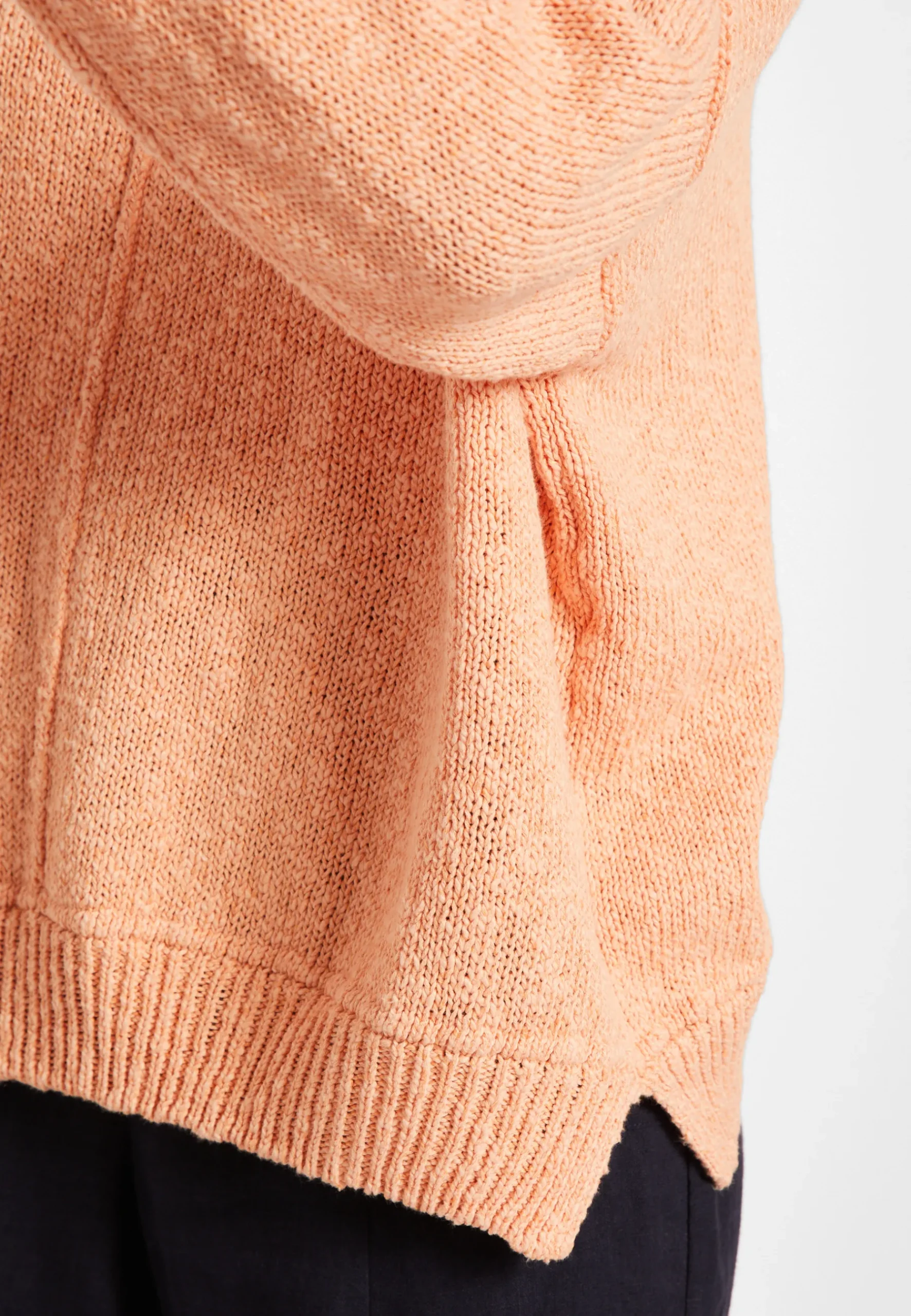 Montagut Pulls-Pull ample coton et lin - Nathalie 24-Rose clair