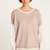 Montagut Pulls-Pull ample en cachemire light - Maya 13-Beige moyen