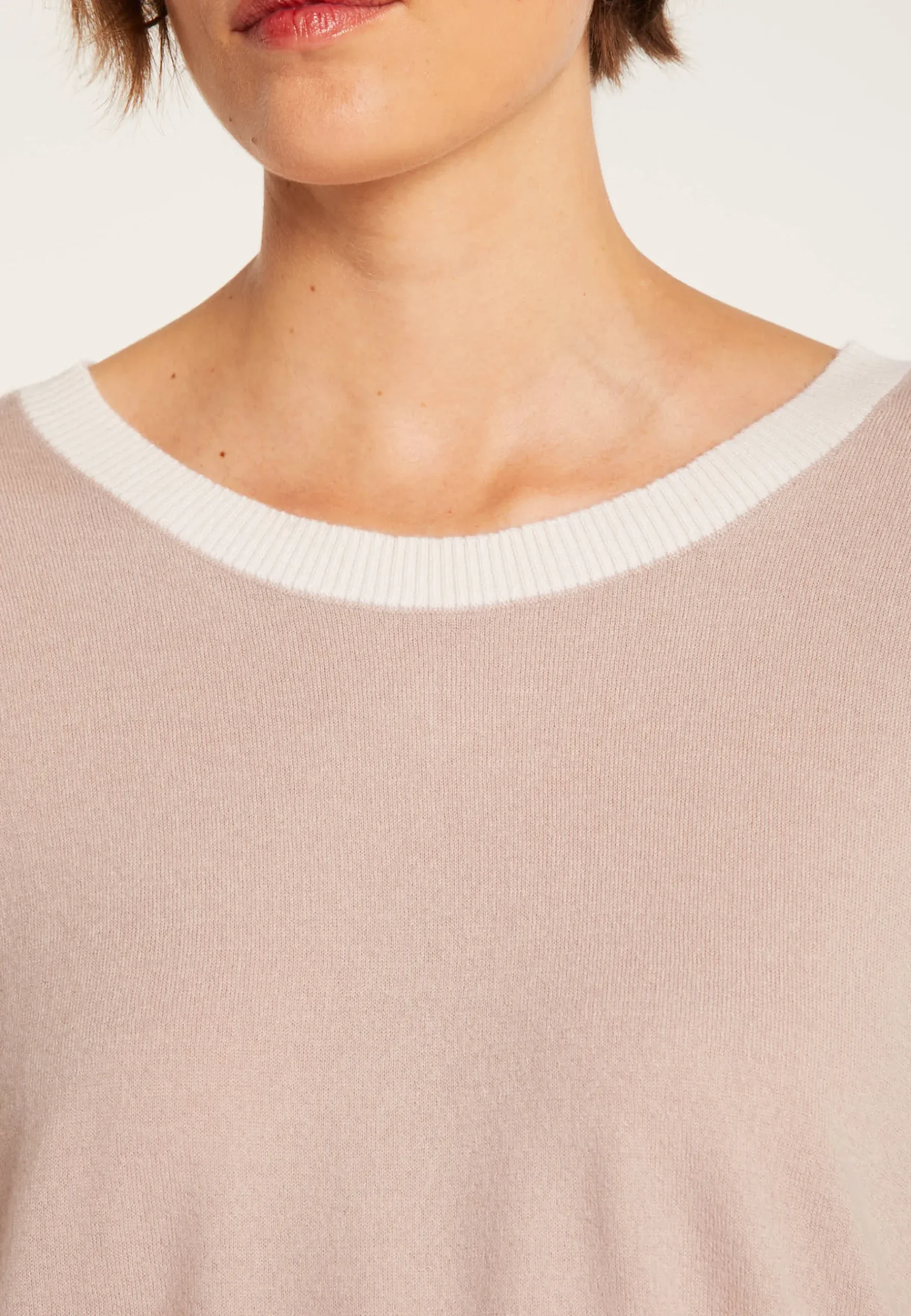 Montagut Pulls-Pull ample en cachemire light - Maya 13-Beige moyen