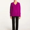 Montagut Pulls-Pull ample en laine - Vivienne 17-Violet