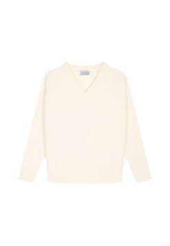 Montagut Pulls-Pull ample en laine - Vivienne 82-Ecru