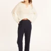 Montagut Pulls-Pull ample en lin - Molene 82-Ecru