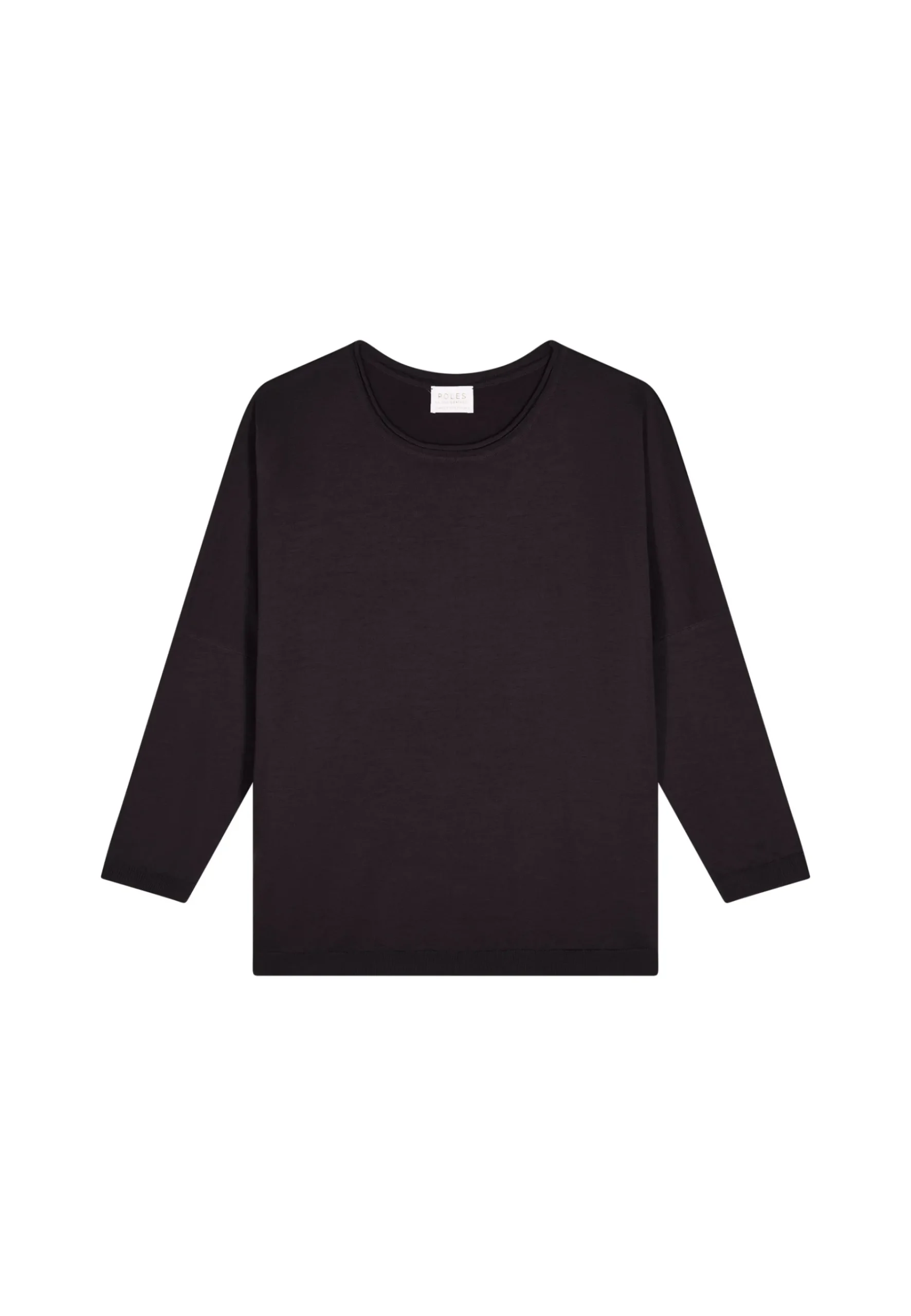 Montagut Pulls-Pull ample fin en laine mérinos - Azel 01-Noir