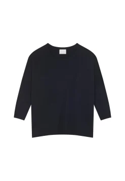 Montagut Pulls-Pull ample fin en laine mérinos - Azel 01-Noir