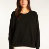 Montagut Pulls-Pull avec broderie en laine et cachemire - Rachel 01-Noir