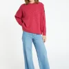 Montagut Pulls-Pull boutonné laine et cachemire - Charlie 26-Rose foncé