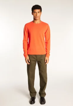Montagut Pulls-Pull cachemire col rond - Ernesto 15-Orange