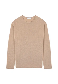 Montagut Pulls-Pull cachemire col rond - Ernesto 88-Camel