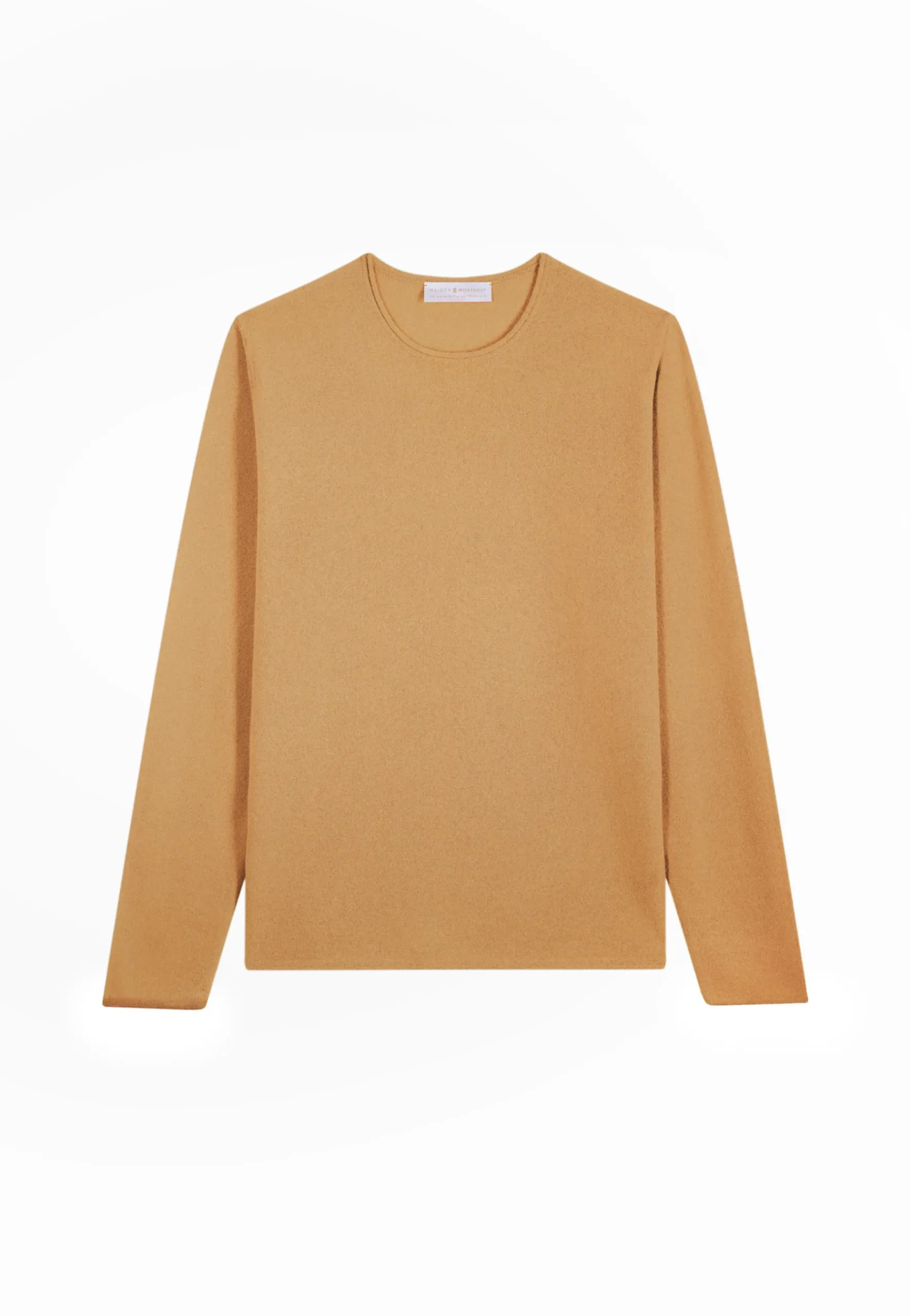 Montagut Pulls-Pull cachemire col rond - Ernesto 88-Camel