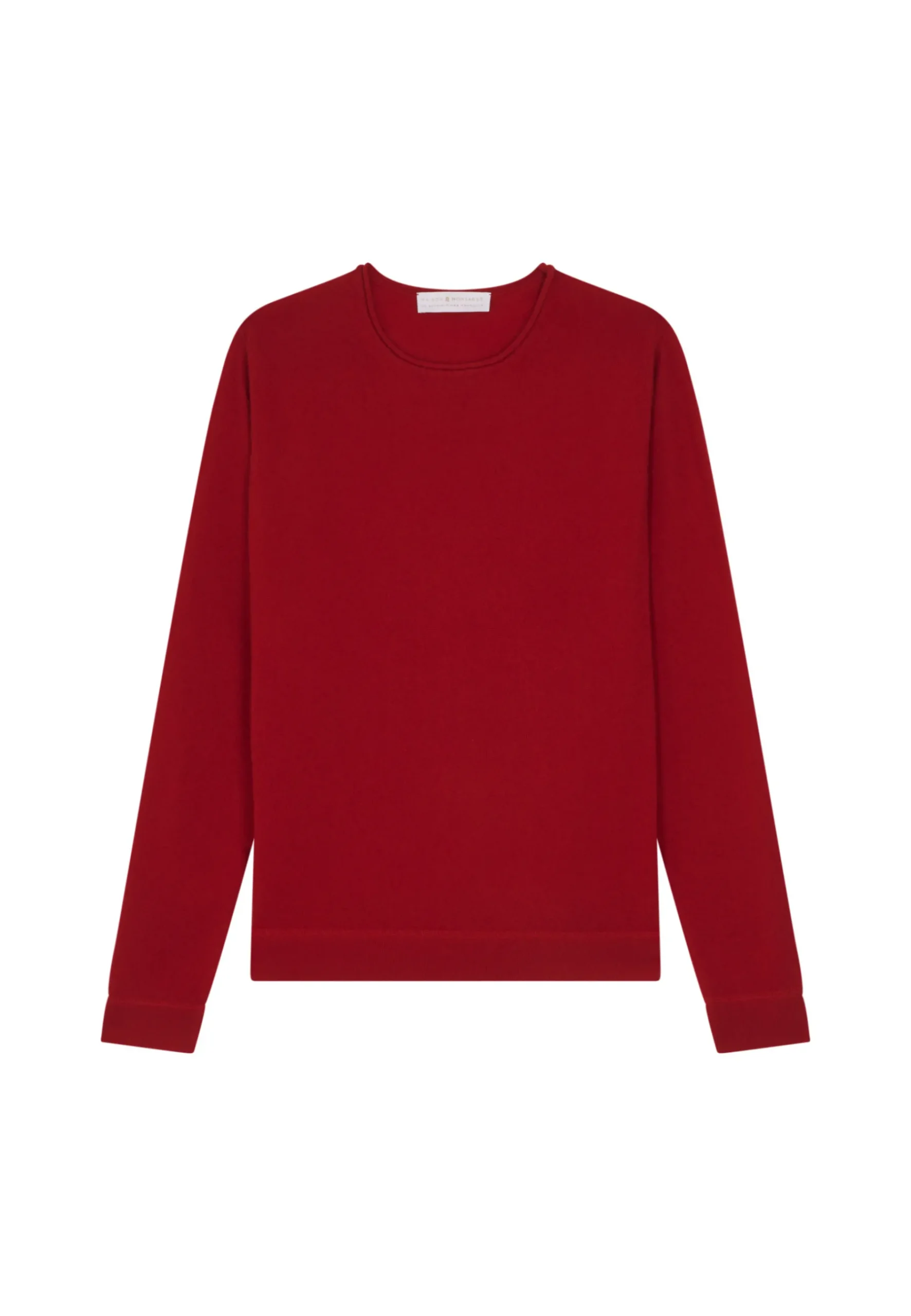 Montagut Pulls-Pull cachemire col roulotté - Ernest 52-Rouge
