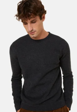 Montagut Pulls-Pull cachemire col roulotté - Ernest 10-Gris foncé