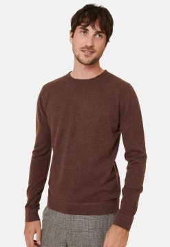 Montagut Pulls-Pull cachemire col roulotté - Ernest 47Marron foncé