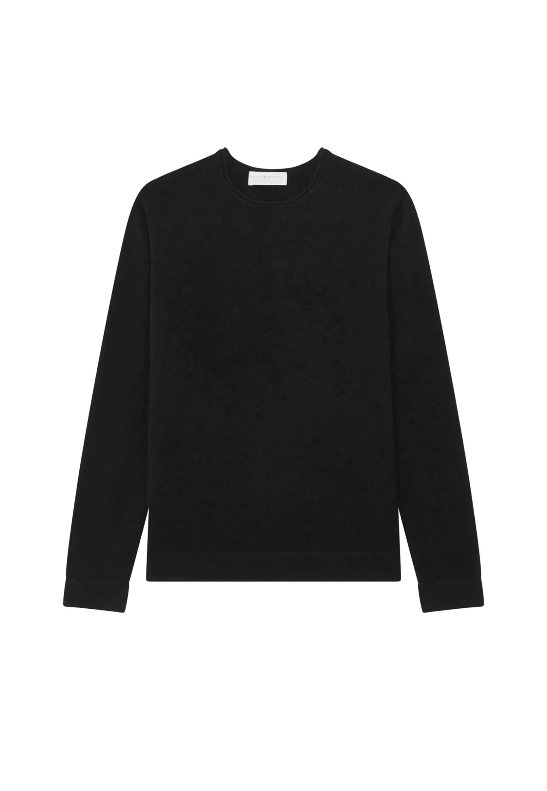 Montagut Pulls-Pull cachemire col roulotté - Ernest 01-Noir