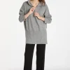 Montagut Pulls-Pull cachemire et laine - Charlotte 09-Gris moyen