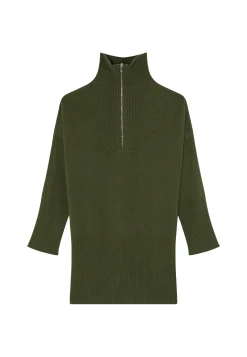 Montagut Pulls-Pull cachemire et laine - Charlotte 83-Kaki
