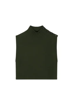Montagut Les Incontournables-Pull cachemire et laine - Anika 83-Kaki