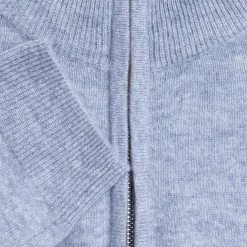 Montagut Pulls-Pull camionneur en cachemire - Emile 11-Gris clair