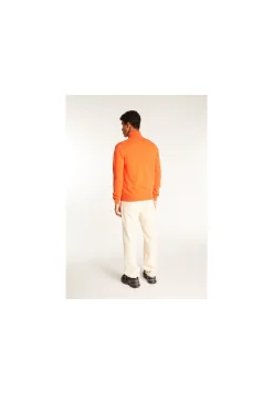 Montagut Pulls-Pull camionneur en cachemire - Emile 15-Orange